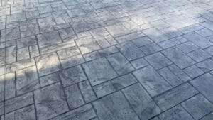 Curte beton amprentat